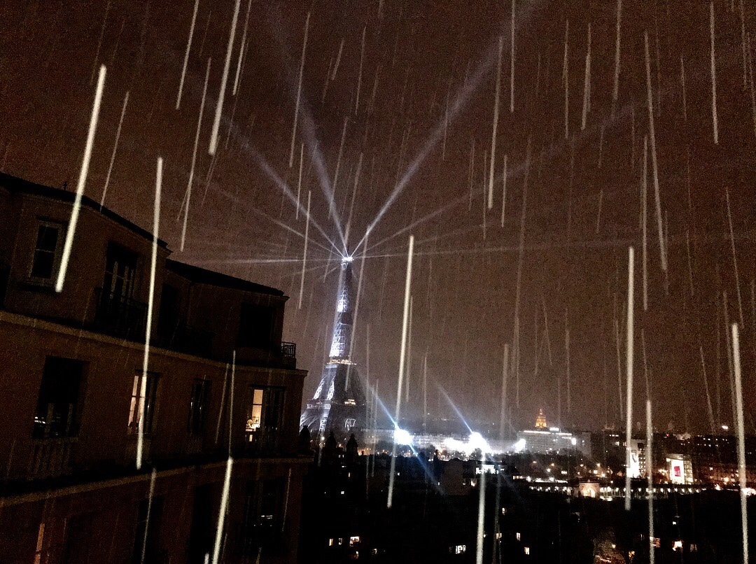 Snowing